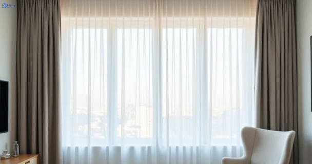 Restored vibrant drapes in elizabeth-bay-nsw QLD after Fresho Curtain Cleaning